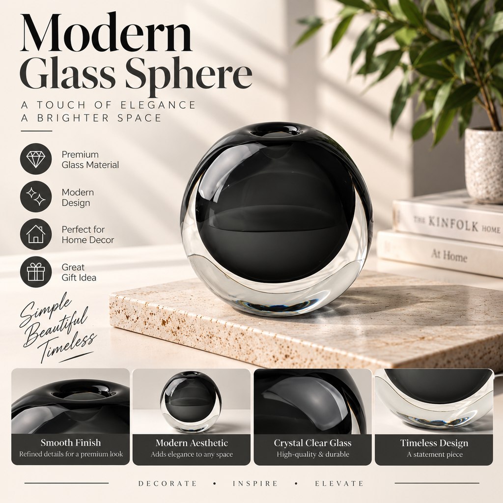 Nordic Clear Glass Vase