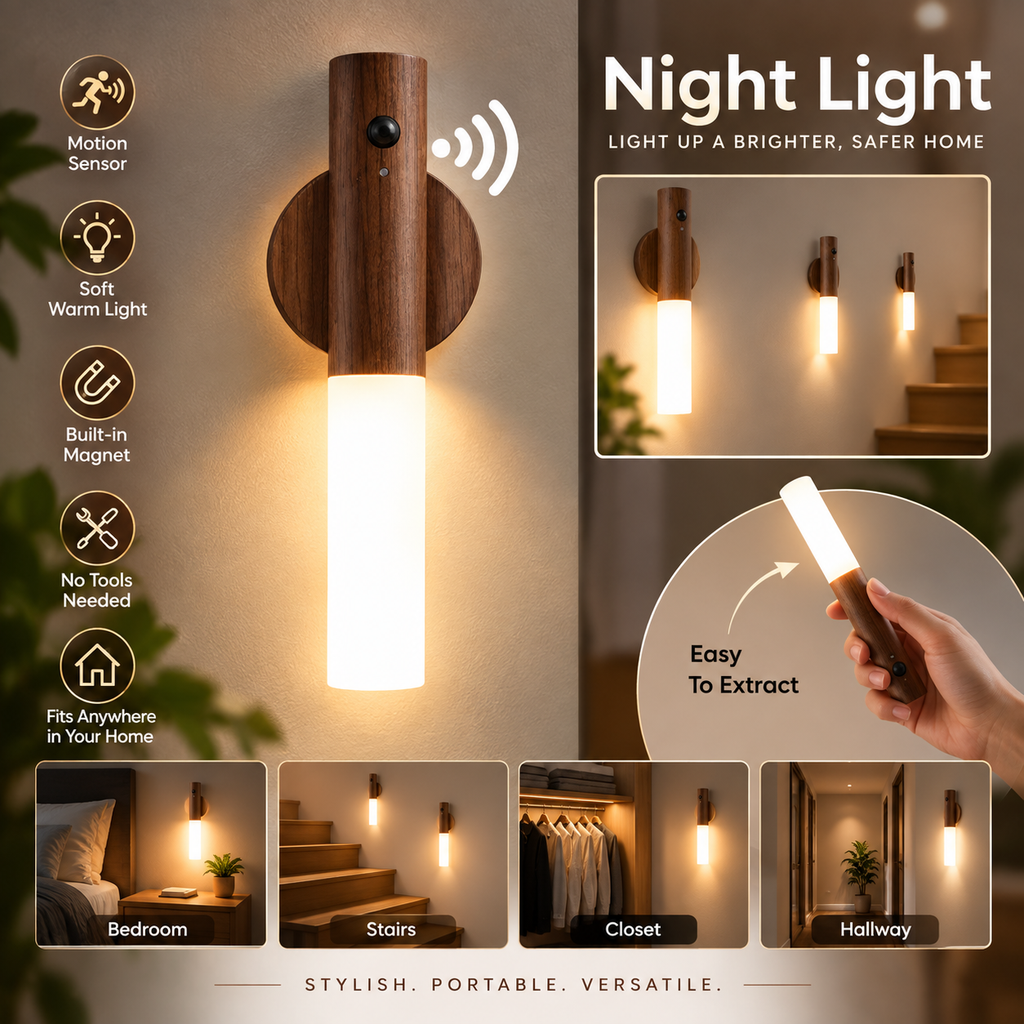 NightGlide™ Motion-Sensor Cabinet Light