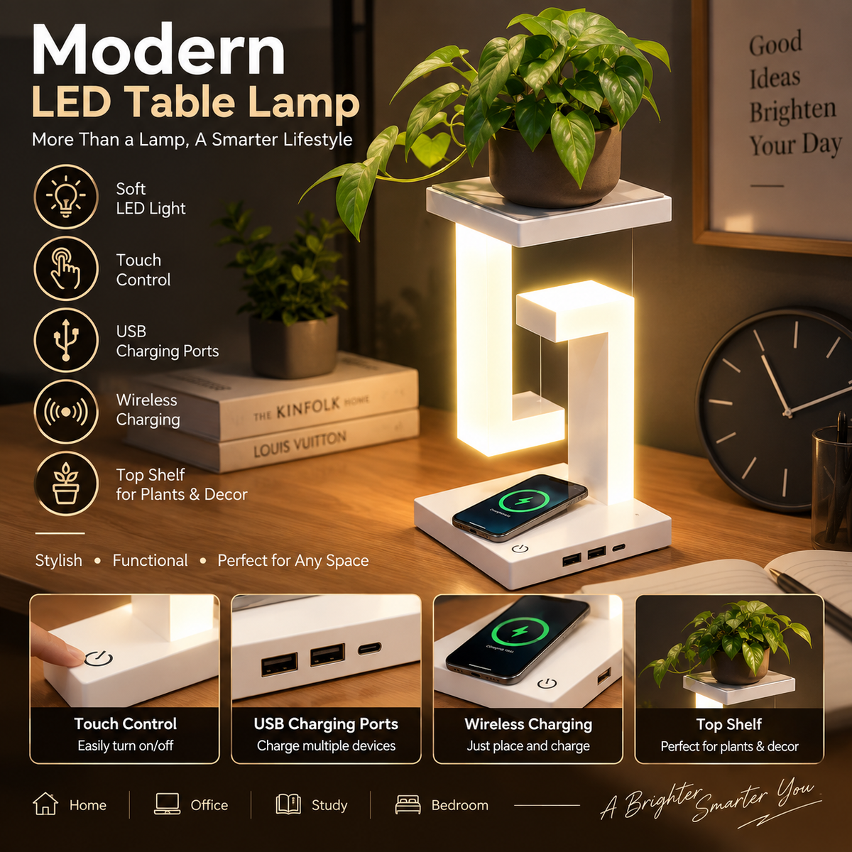 Levita™ Floating Wireless Charging Lamp