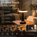AuraGlow™ Cordless LED Table Lamp — Rechargeable &amp; Touch Dimmable